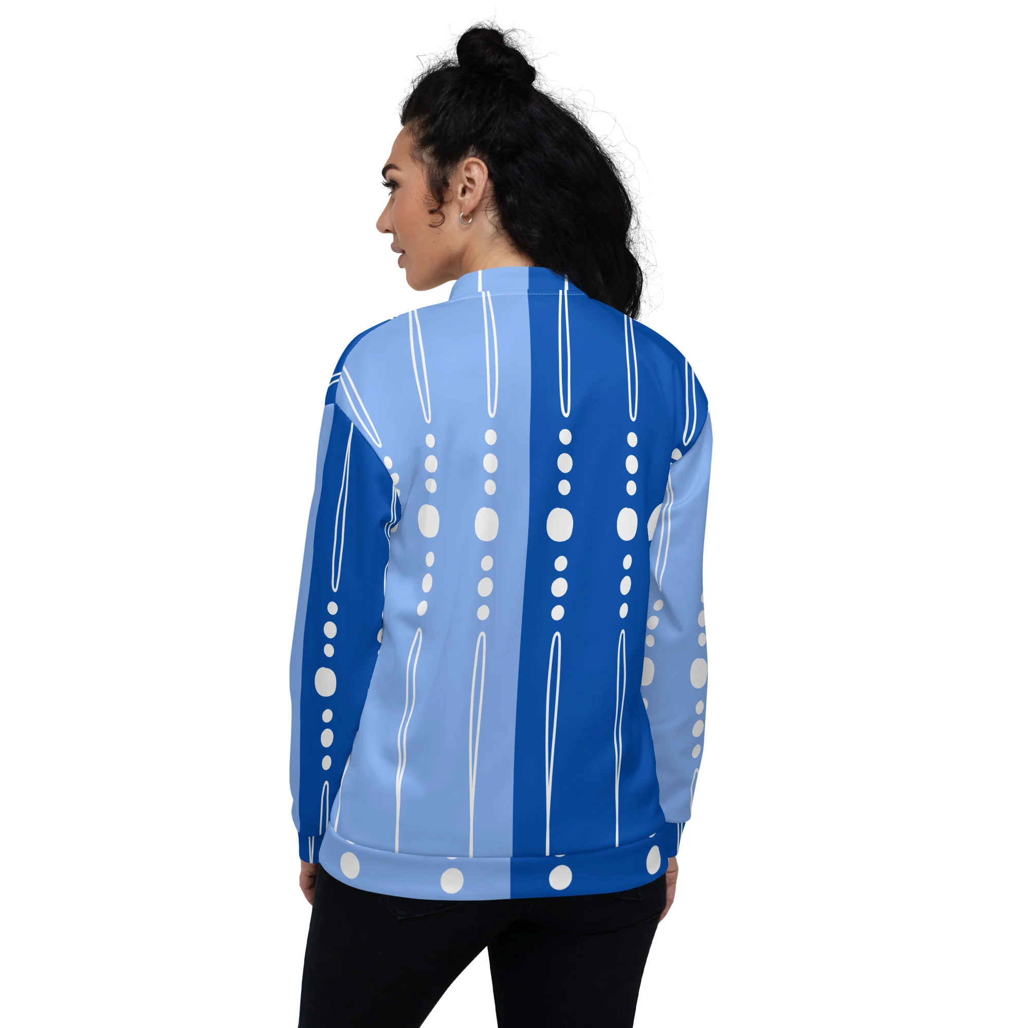 Bomber jacket with print on back hotsell