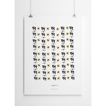 Alagba Tɛ Pattern on a white background