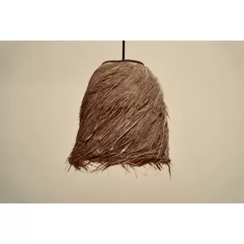 Front view of a Bird's Nest Pendant lampshade