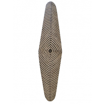 Beautiful White Vintage Long Bamileke Shield