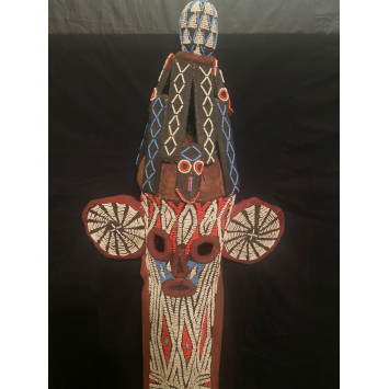 Bamileke Elephant mask with Special Head